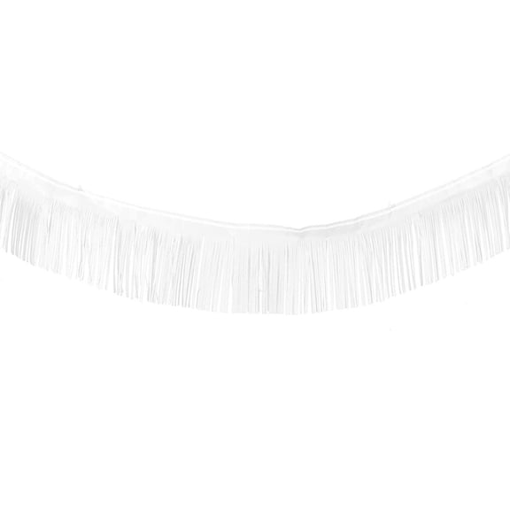 1 Packs 9.84 Feet Foil Fringe Garland Metallic Foil Tinsel Fringe Garland Wall Hanging Fringe Banner for Parade Floats, Wedding, Christmas，Birthday Party Halloween Decor