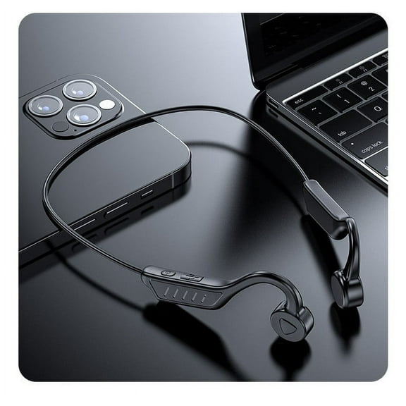 1 Packs BL15 Bluetooth Bone Conduction Headphones Wireless 5.0 Open-Ear Sport Headset with 15H Playtime IPX5 Waterproof for Running Cycling Yoga Driving