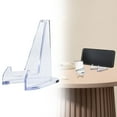 thumbnail image 1 of 1 Packs Card Display Stand, Sturdy and Stable, Premium Acrylic Sports Card Holder, Versatile Use, Clear Mini Easel Stand, for Challenge Coins PSA Graded Baseball Trading Cards(2.2 Inch) (1packs), 1 of 5