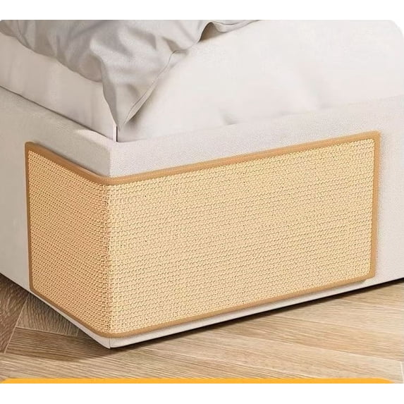 1 Packs Cat Scratching Mat, Sisal Cat Scratch Pad Mats for Indoor Cats, Cats Wall Scratcher Kitten Floor Rug with Sticky Tape, Furniture Protector