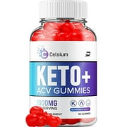 (1 Packs) Celsium Gummies - Celsium Apple Cider Vinegar Gummy Supplement for Energy - Celsium Keto Gummies Dietary Supplement (60 Gummies)