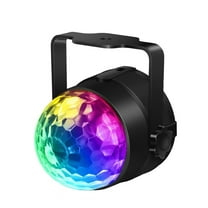 1 Packs Colorful Rotating Party Lights with Remote Control for Home Stage Car Decoration Ambient Flash Lighting Effects DJ Disco Dance Club Bar Nightclub Event Entertainment Mood Light Show
