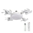 thumbnail image 1 of 1 Packs Drone Fan Light with Remote Control Ceiling Fan Light for Bedroom Living Room E27 Screw Base Adjustable Brightness Silent Energy Saving Pendant Light, 1 of 5