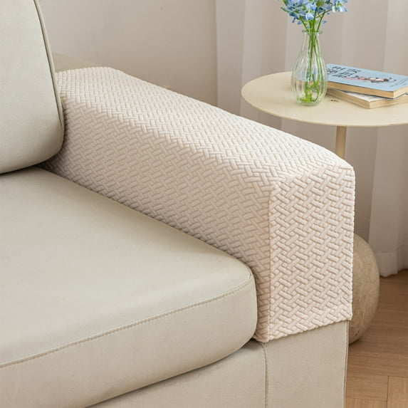 1 Packs Elastic Sofa Armrest Covers, Thickened Stain-Resistant Fabric Protector, Universal Fit for Living Room Furniture, Machine Washable Slipcovers, Home Decor Accessories, Arm Chair Covers