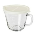 thumbnail image 1 of 1 Packs Glass Measuring Cup for Baking Microwave Safe with Handle Borosilicate Glass Kitchen Measuring Cup for Cooking Baking Mixing Liquid Measuring Cups with Measurement Marks, 1 of 8