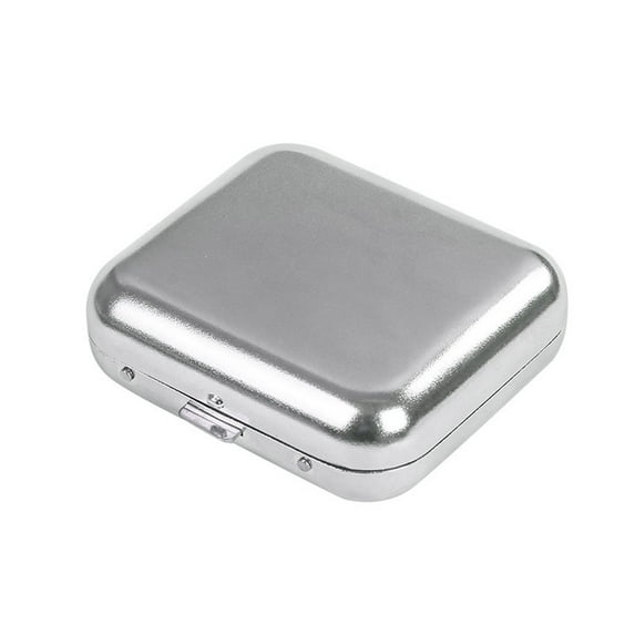 1 Packs Metal Ashtray Portable Small Outdoor Pocket Ashtray for Car Travel Camping Rustproof Durable Mini Ashtray with Lid for Smokers