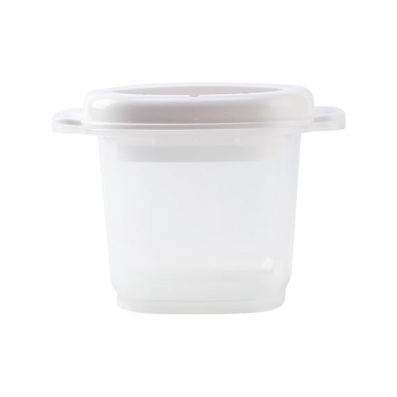 1 Packs Microwave Rice Cooker Steamer Container with Lid BPA Free Plastic Food Storage Box for Pasta Quinoa Ramen Cooking Reheating Meal Prep Kitchen