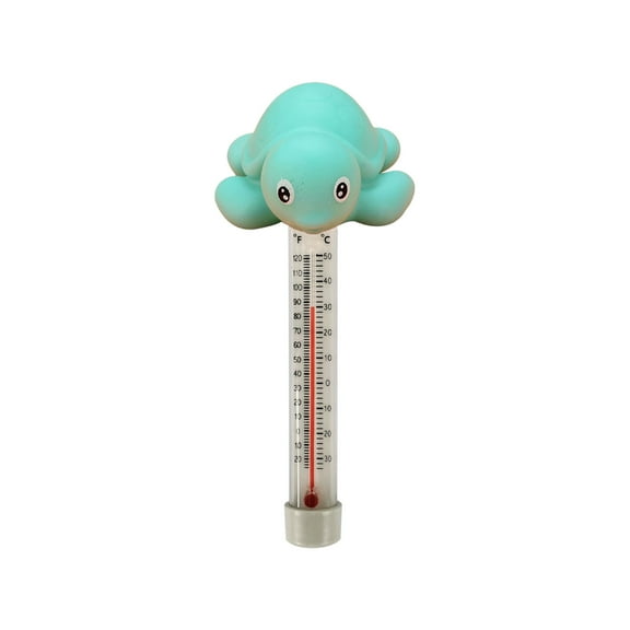 1 Packs Pool Thermometer Floating Cute Animal Designs for Accurate Water Temperature Monitoring Swimming Bath Spa 5ML Durable Safe for Kids Family