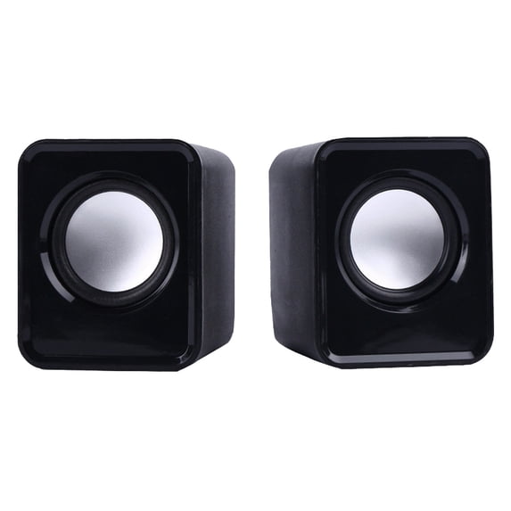 1 Packs Portable USB Mini Speakers for Computer Laptop Desktop with High Quality Sound Clear Audio Enhanced Bass Compact Multimedia PC Speakers for Home Office Gaming Wide Compatibility