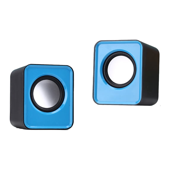 1 Packs Portable USB Mini Speakers for Computer Laptop Desktop with High Quality Sound Clear Audio Enhanced Bass Compact Multimedia PC Speakers for Home Office Gaming Wide Compatibility