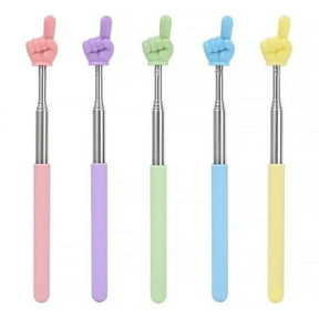 1 Packs Retractable Reading Pointer for Teachers Handheld Classroom Presentation Tool with Telescopic Design Mini Finger Pointer for Elementary School Educators Learning Aid