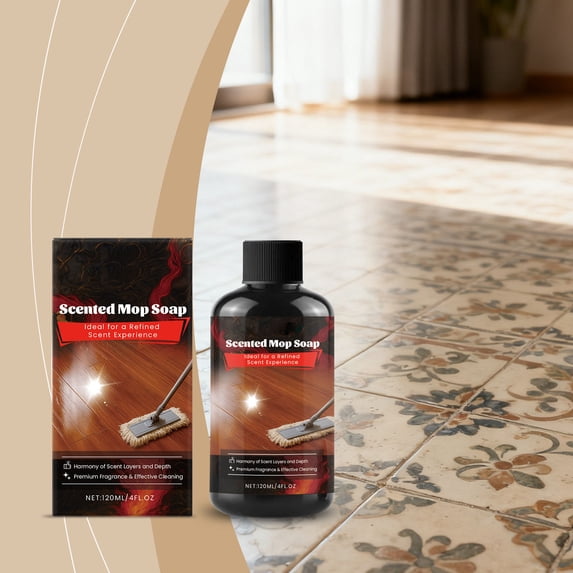 1 Packs Scented Floor Cleaner Concentrate for Mops and Steamers, Multi-Surface Hardwood Laminate Tile Cleaner with Stain Removal, Shine Enhancer, Long-Lasting Spring Fresh Scent, 24-Hour Fragrance