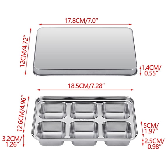 1 Packs Stainless Steel Ice Cube Tray With Lid Easy Release Metal Ice Trays For Freezer Whiskey Cocktails Coffee Large 2 Inch Ice Cubes For Drinks Party BPA Free Dishwasher Safe