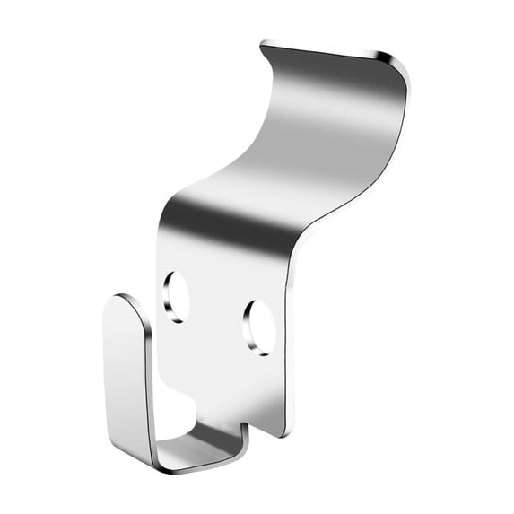 1 Packs Stainless Steel Wall Hooks No Drill Vinyl Panel Hangers for Outdoor Indoor Decoration Clothes Hanging Rustproof Durable Easy Install