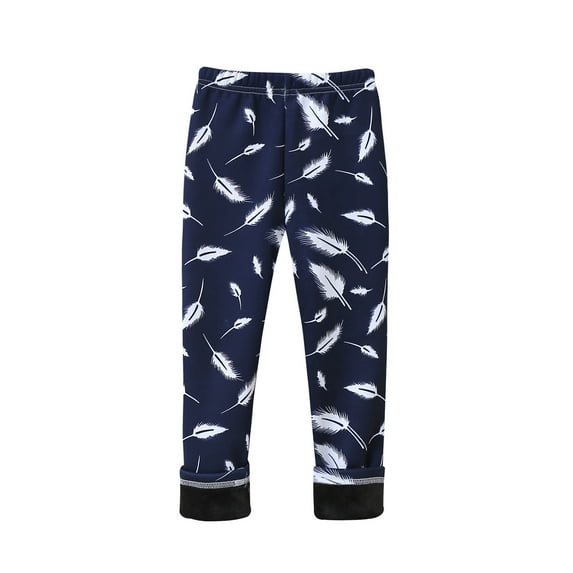 1 Packs Toddler Girls' Pull-On Fleece Pants Winter Warm Girls' Fleece Joggers Active Boys and Toddlers' Sweatpants Graphic 3D Print