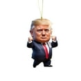 1 Packs Trump Christmas Ornaments 2026 Donald Trump Ornament Kits Funny