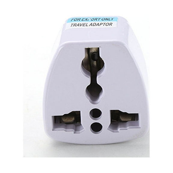 1 Packs UK US AU to EU Plug Adapter Travel Charger Converter for Europe Outlet White ABS 10A 250V Lightweight Power Adapter for Phones Laptops