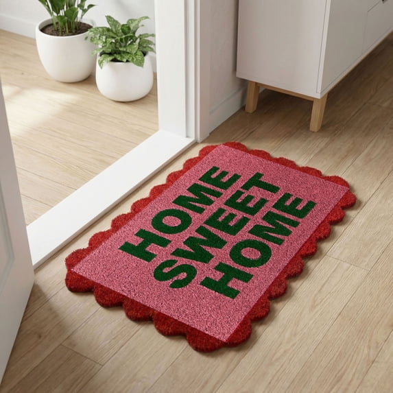 1 Packs Welcome Doormat 40x60cm Non Slip Floor Mat for Entryway Kitchen Patio, Durable Easy Clean Printed Welcome Mat with Grip Backing, Indoor Outdoor Water Resistant Rug for Home Door Decor