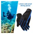 thumbnail image 1 of 1 Pair 1.5mm Swimming Diving Gloves Anti Slip Gloves For Women Men Snorkeling Surfing Water Sports Gloves, 1 of 7
