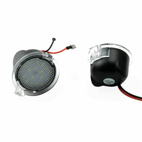 1 Pair 1.8W DIY 18 LED Puddle White Light Side Rearview Mirror for Ford TAPDRA Spare Part