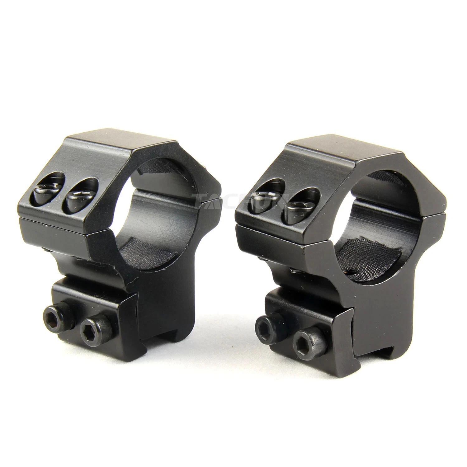1 Pair 1" Diameter 3/8" 10mm Dovetail Scope Ring Mount with Fixed Pin ...