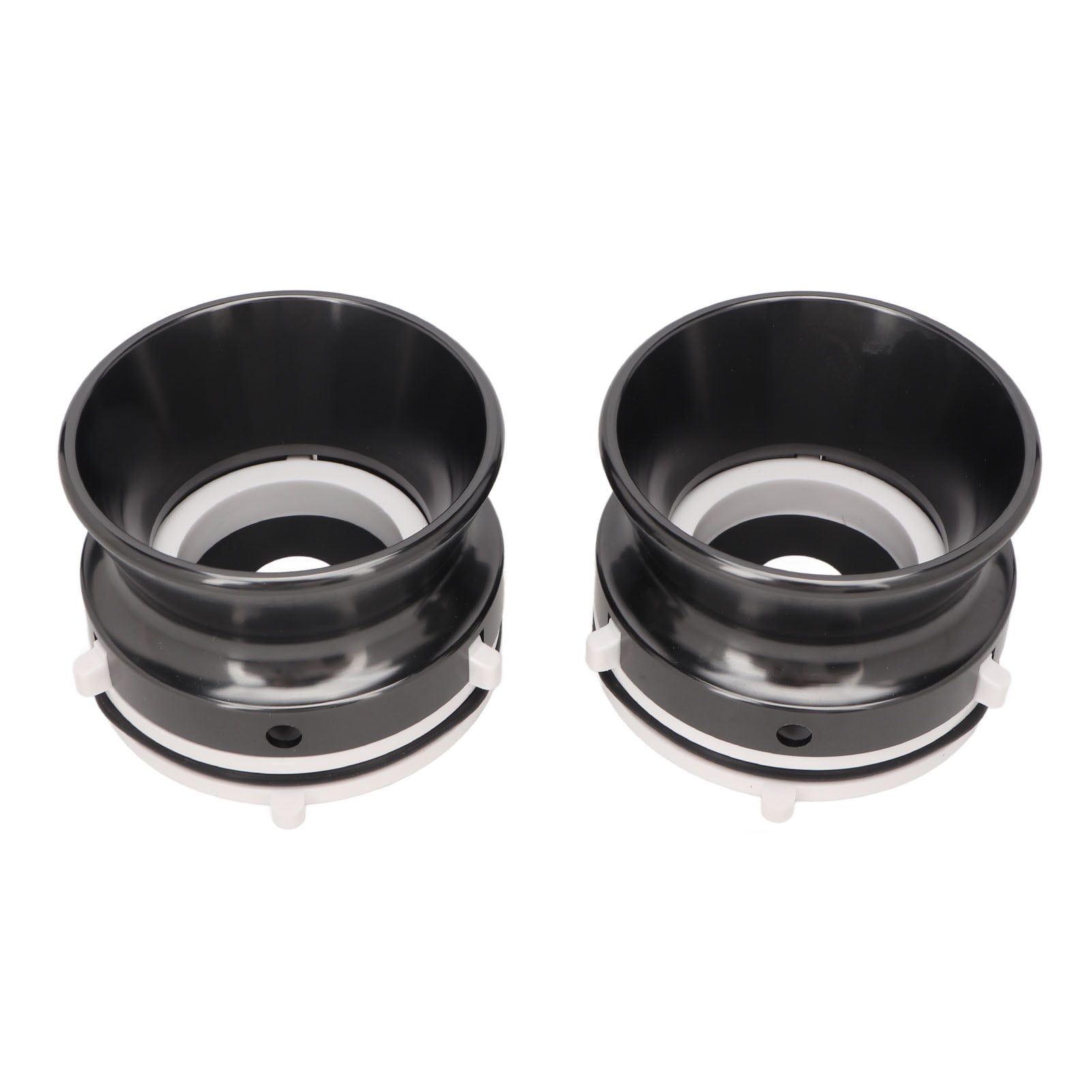 1 Pair 10in NAB Hub Adapters Professional Aluminium Alloy Polished Reel