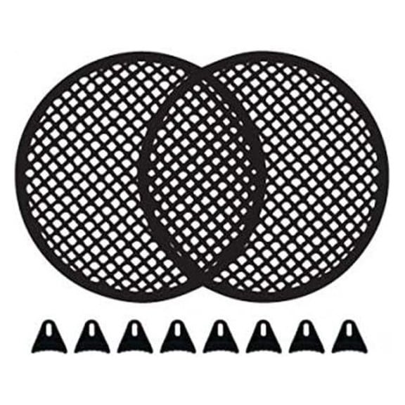 1 Pair 12" SubWoofer Range Metal Mesh Waffle Speaker Grill DJ PA Car Audio