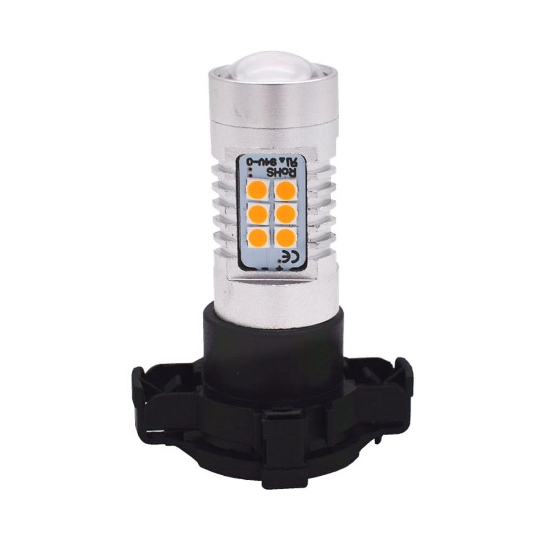1 Pair 12V DC 21-SMD PY24W Amber CAN-Bus Error Free LED Car Turn ...