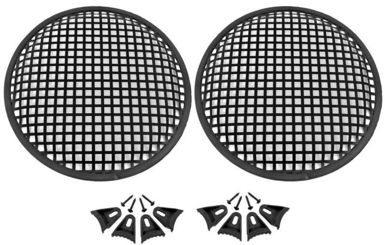 1 Pair 15" Subwoofer Mid Range Metal Mesh Waffle Speaker Grill DJ PA