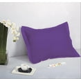 thumbnail image 1 of 1 Pair 2 Pieces Standard Pillow Shams 20" x 26" + 1.5" Hem Purple Machine Wash Dry, 1 of 1