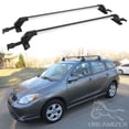 thumbnail image 1 of 1 Pair 200LBS Roof Rack Crossbar Adjustable Aliuminum Roof Rail Crossbar Retractable Baggage Luggage Carrier Top Roof Crossbar, 1 of 6