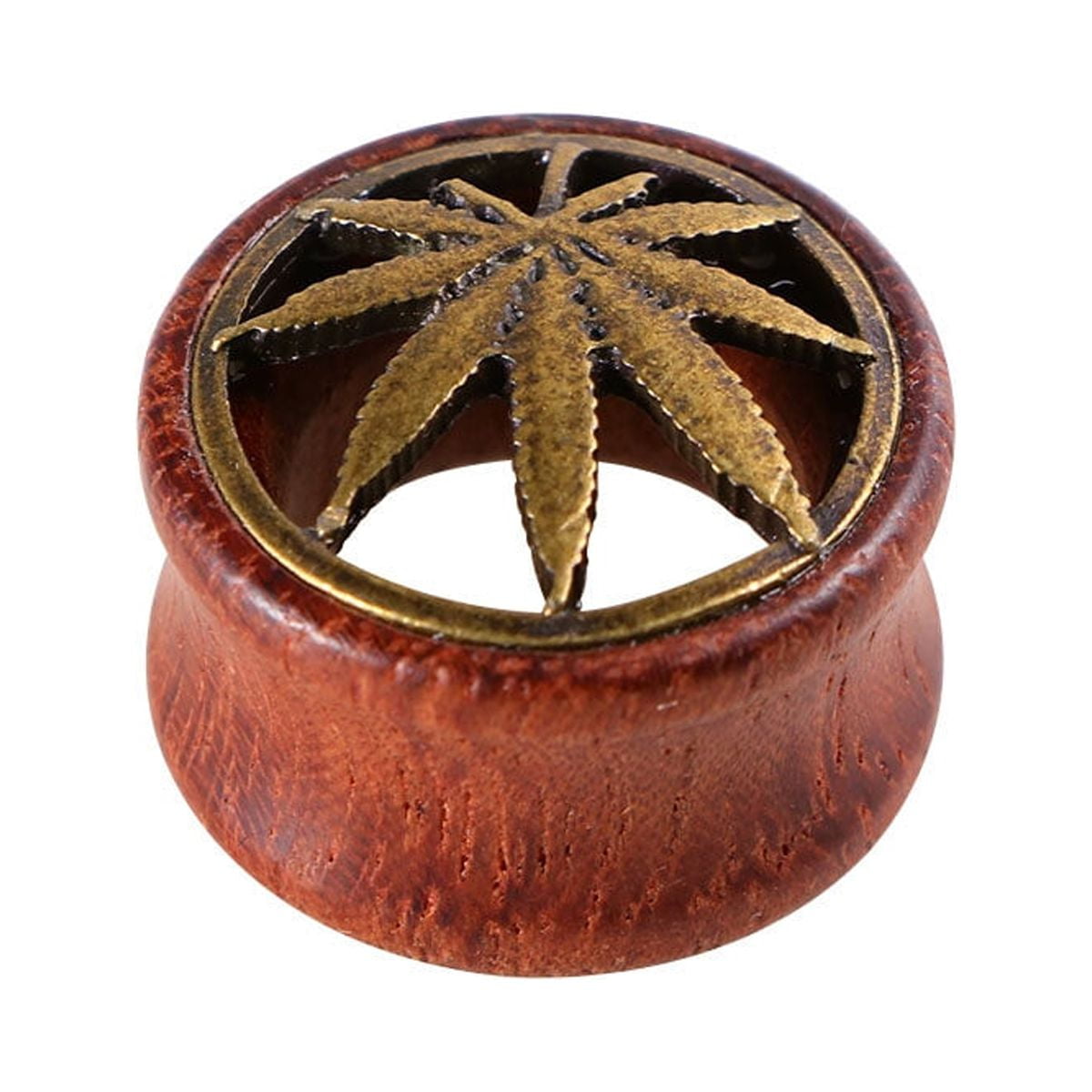 1 Pair 20MM Hollow Out Ear Tunnels Plugs Carved Wooden Ear Stretchers