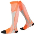 thumbnail image 1 of 1 Pair/3 Pairs Men Compression Socks, Breathable Stretchy Thickened Non-slip Knee High Sport Socks for Autumn Winter, 1 of 8