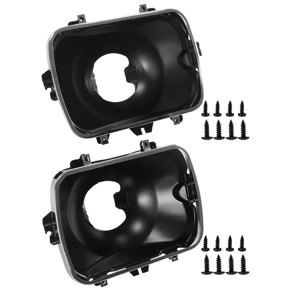 1 Pair 42437 Headlights Brackets Buckets For GMC Yukon V1500 Savana 1500 1980-2016 For Chevrolet Express 1980-2009 5X7 Front Head Lights Support Holder Mounting Brackets