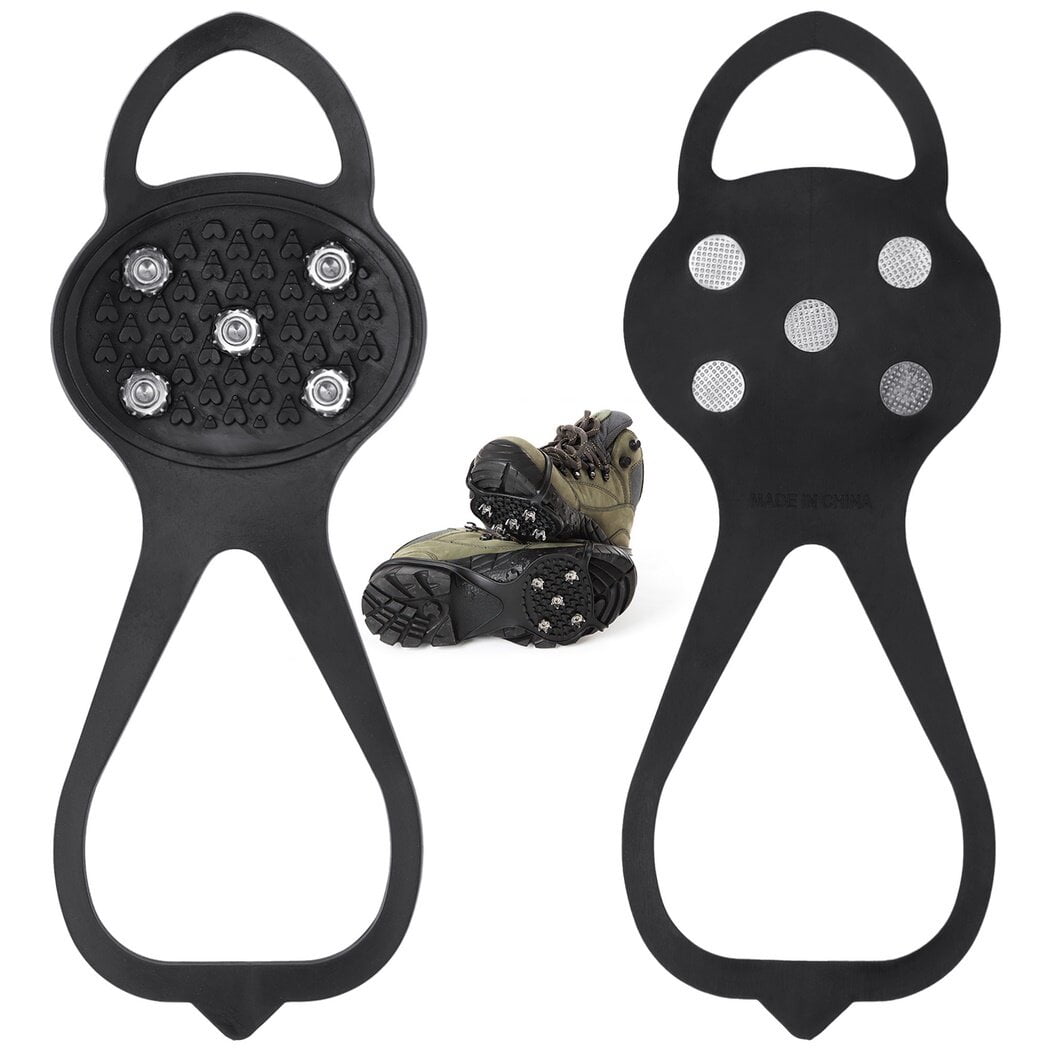 Pair 5-claw Ice Cleats, Universal Non-slip Gripper Ireland Ubuy