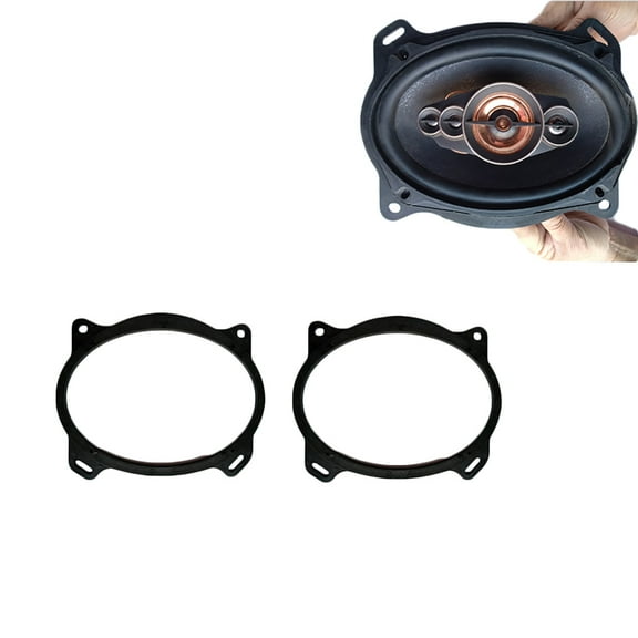 1 Pair 6" x 9" Oval Rear Speaker Mounting Adapter For Toyota Corolla Camry Yaris