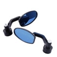 thumbnail image 1 of 1 Pair 7/8" Motorbike Handle Bar End Rear View Mirrors Black Motorcycle Sale Price, 1 of 8
