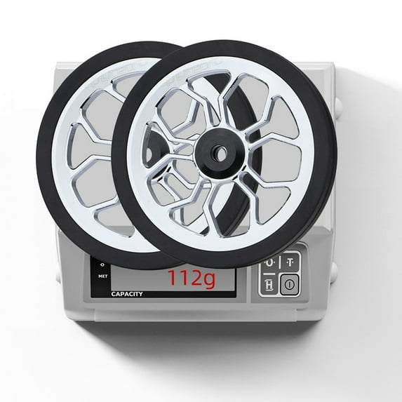 1 Pair 82mm Easy Wheel For Brompton Folding Bike Easywheel Modified Aluminum Alloy Spare Tire / Bicycle Parking Wheel Cycling