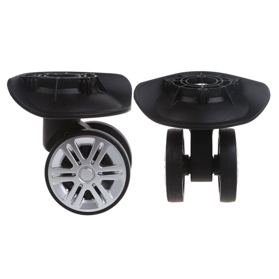 1 Pair A02 Trolley Hand Spinner Caster Parts for Suitcase Repair