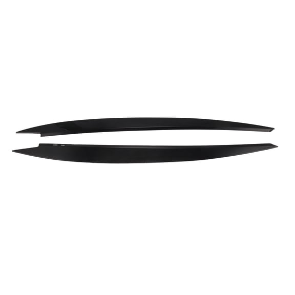 1 Pair ABS Headlight Eyebrow Cover Decoration Styling Sticker for Volkswagen Golf 2013-2018 Black