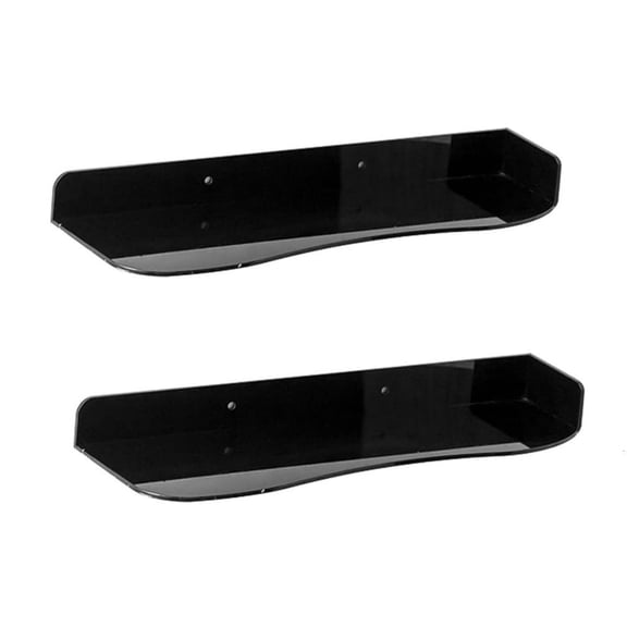 1 Pair Acrylic Wall Mounted Shoe Rack Adjustable Heights Floating Display Shelf for Sneakers and Heel Sports Shoe Holder