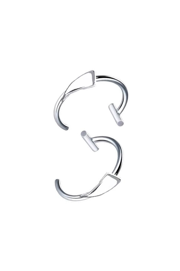 1 Pair Adjustable Size Lip Rings Vampires Teeth Lip Clip Stainless Steel Fashion Accessory Suitable for Costuming Makeup