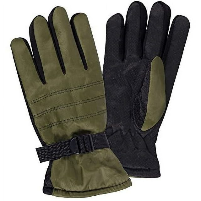 1 Pair of Adult One Size Insulated Waterproof Windproof Cold Winter