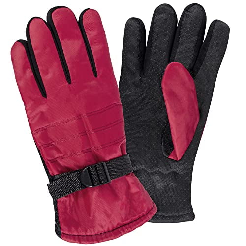 1 Pair of Adult One Size Insulated Waterproof Windproof Cold Winter