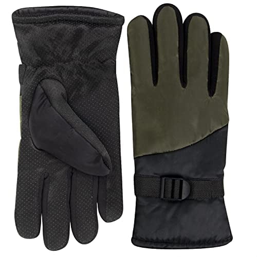 1 Pair of Adult One Size Two Tone Insulated Waterproof Windproof Cold