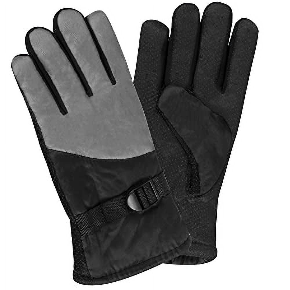 1 Pair of Adult One Size Two Tone Insulated Waterproof Windproof Cold