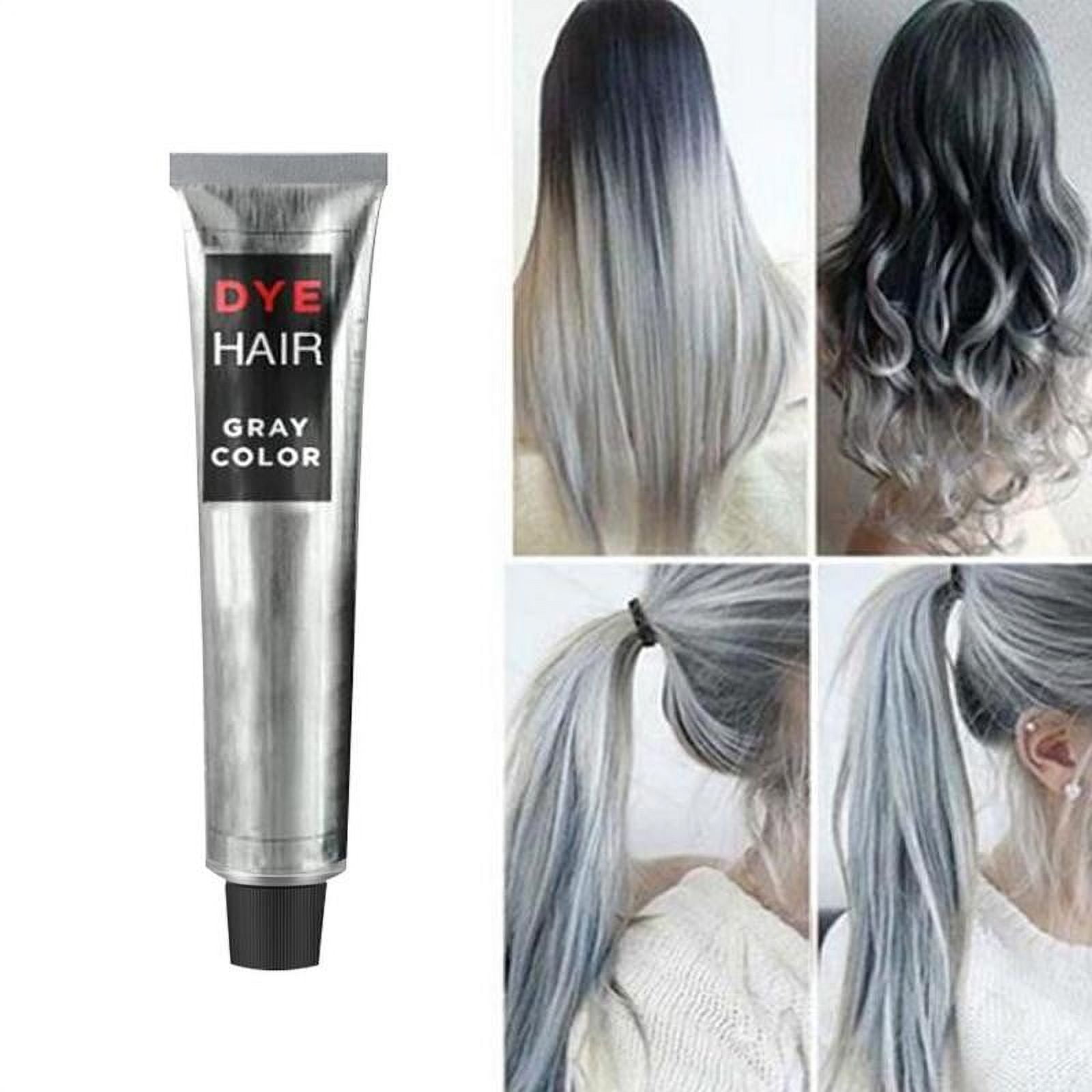 Punk Style Unisex Permanent Hair Coloring Cream, Smoky Grey Punk Style Unisex Permanent Hair Coloring Cream, Smoky Grey