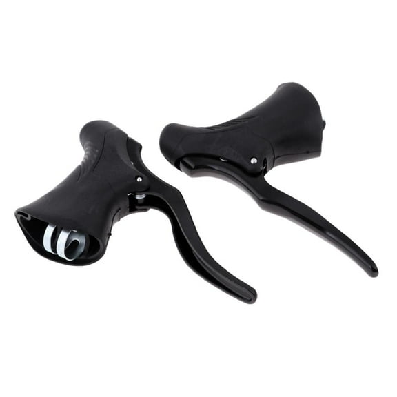 1 Pair Alloy Brake Lever Drop Down Handlebar Bike Bicycle Black