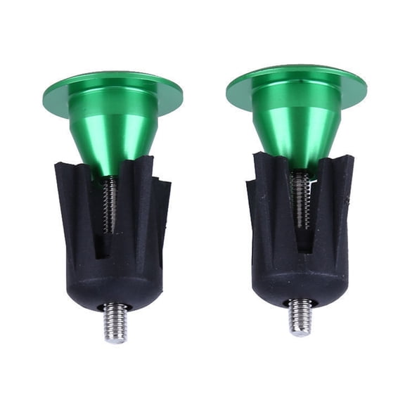 1 Pair Aluminum Alloys Bike Handlebars End Plugs Bicycles Rod End Caps for Most Bicycles Bike Part Easy to Install