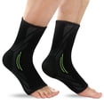thumbnail image 1 of 1 Pair Ankle Brace Compression Ankle Sleeve for Sprained Ankle, Injury Recovery, Joint Pain，Achilles Tendonitis Support, Plantar Fasciitis Sock Reduce Swelling, Heel Spur Pain, 1 of 7